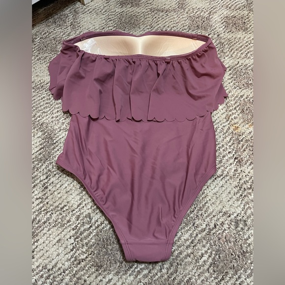 NWT Kona Sol Mauve One Piece Swim Suit - Picture 6 of 11
